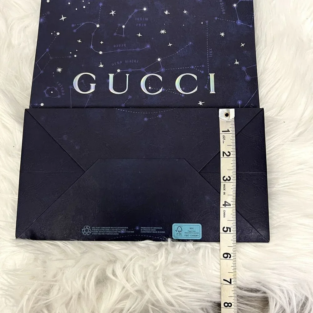 Gucci Shopping Gift Bag Astrology Zodiac Star Limited Edition